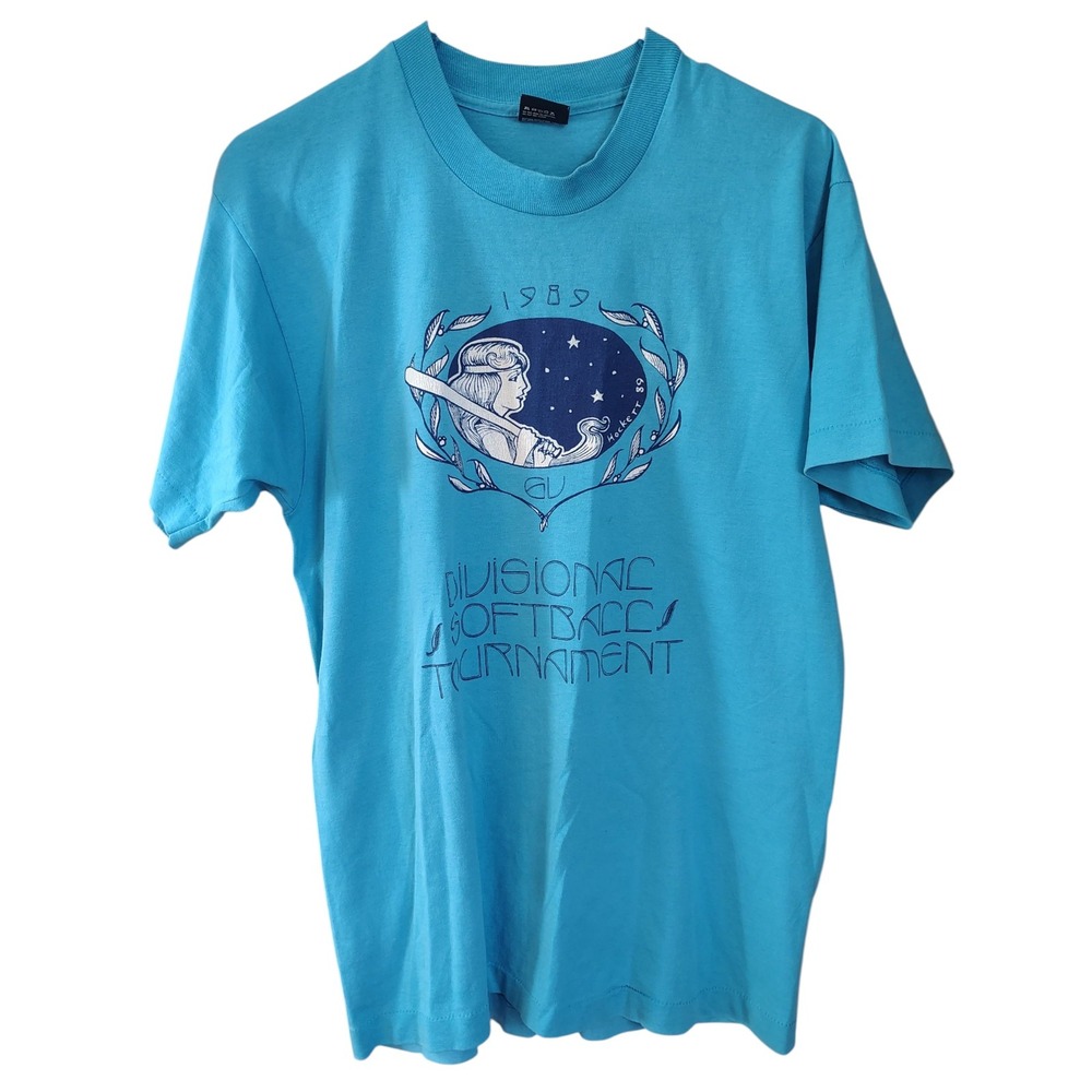 Vintage Large‎ Single Stitch 1989 Softball Tee